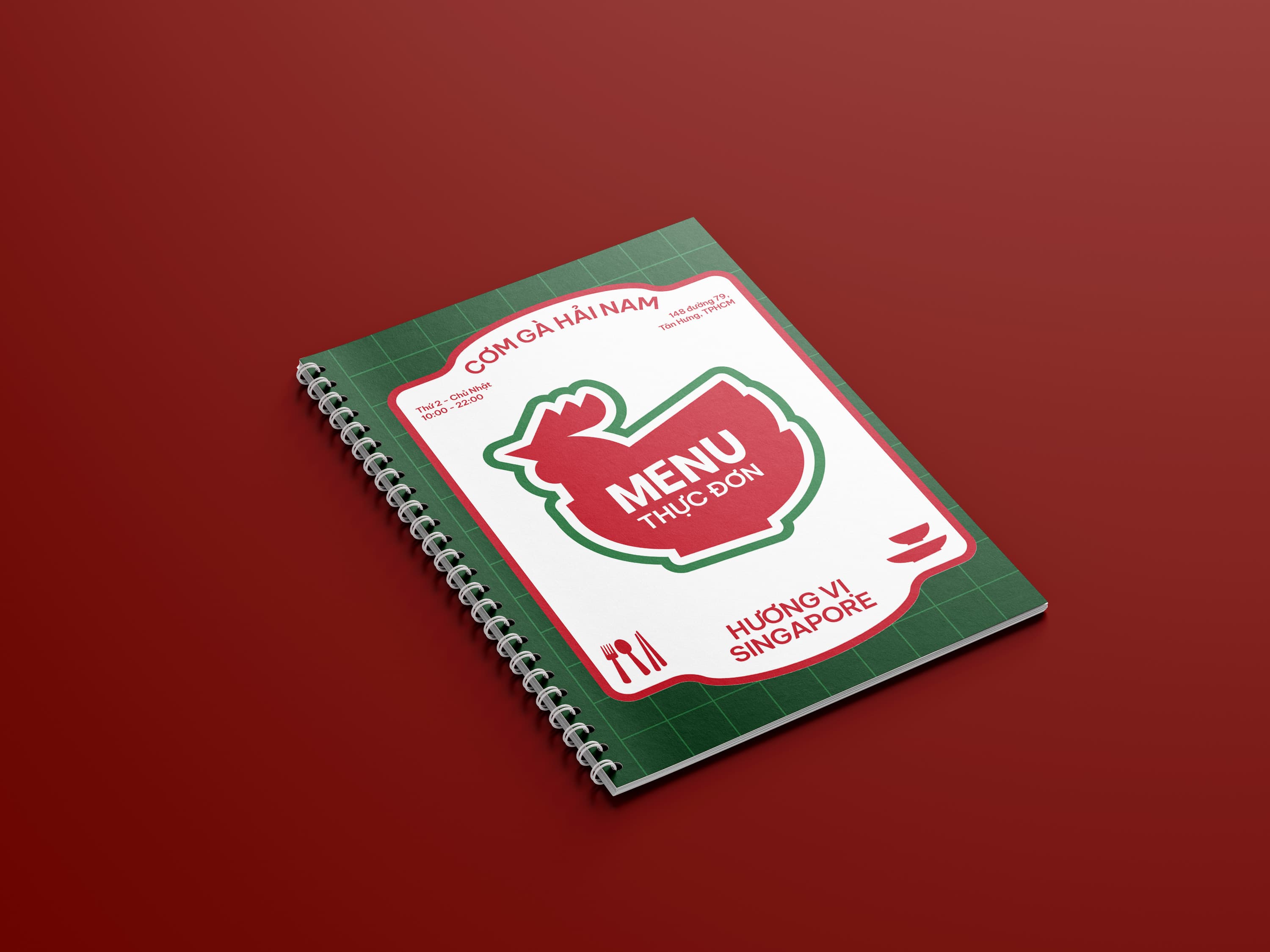 ANam menu mockup